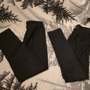 2 Cat & Jack Leggings Girl's Size Medium